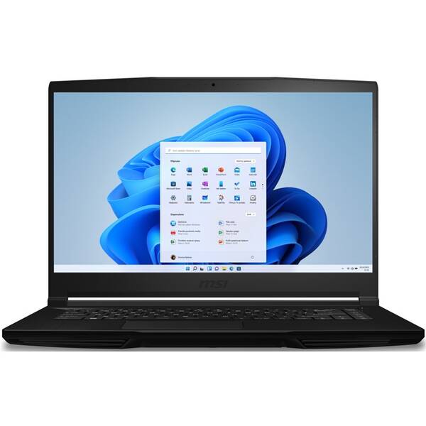 Notebook MSI GF63 Thin 11UC-618CZ černá barva

