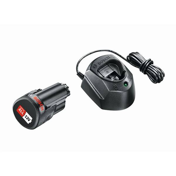 Set baterie a nabíječky Bosch 12 V (1 × 1,5 Ah, GAL 1210 CV) 

