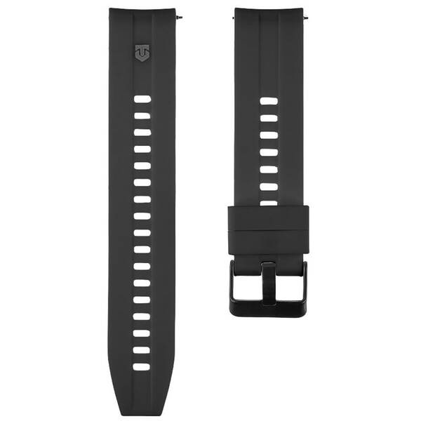 Řemínek Tactical Quick Release (20 mm), silikonový černý

