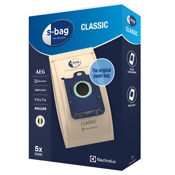 Sáčky do vysavače Electrolux s-bag® Classic E200S (5 ks) 

