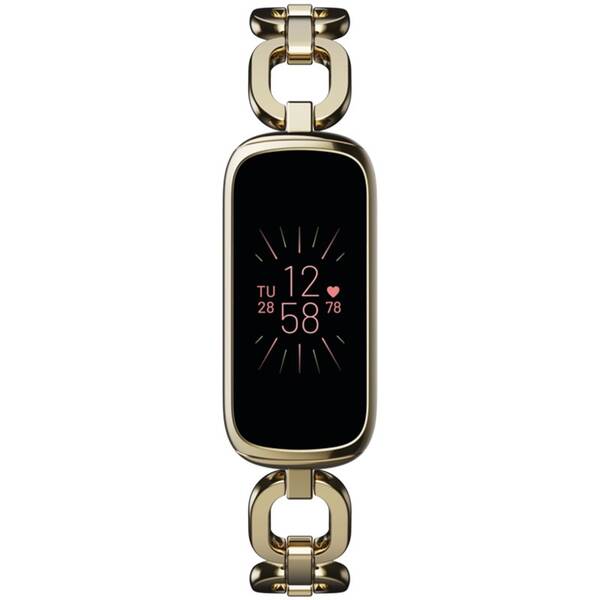 Fitness náramek Fitbit Luxe - Special Edition Gorjana Juwellery Band - Soft Gold/Peony 

