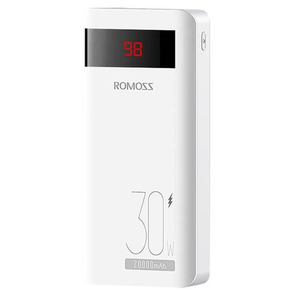 Powerbanka Romoss Sense 6PS Pro 20 000mAh 30W bílá


