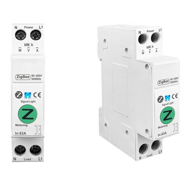 Modul IMMAX NEO SMART elektronický jistič jednofázový 1-63A, měření spotřeby, Zigbee 3.0, Tuya 

