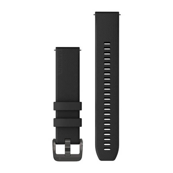 Řemínek Garmin Quick Release (20 mm), silikonový černý

