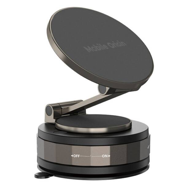 Držák na mobil Mobile Origin MagSafe Vacuum EasyMount O3 šedý

