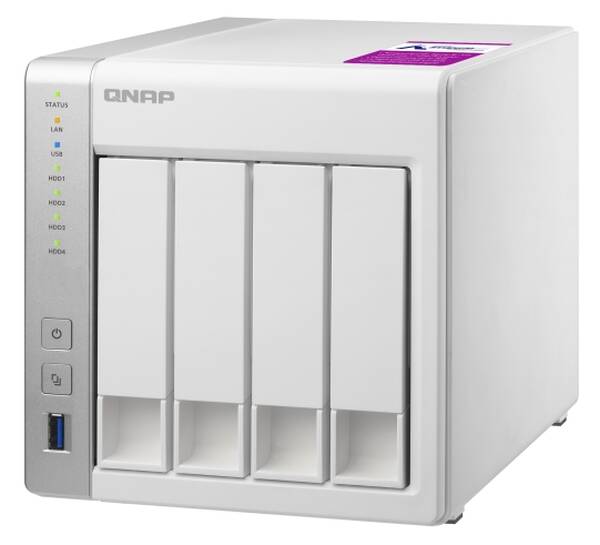 Datové úložiště (NAS) QNAP TS-431P2-1G bílé

