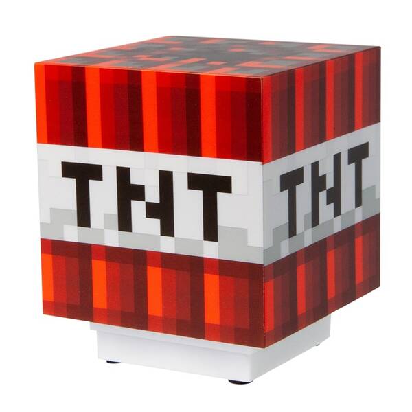 Dekorativní LED Paladone Minecraft TNT bílá/červená

