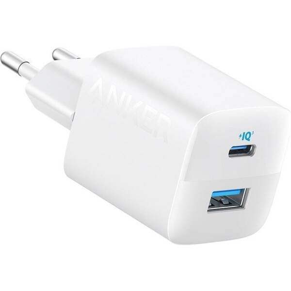 Nabíječka do sítě Anker 323 33W, 1xUSB-C/1xUSB-A bílá

