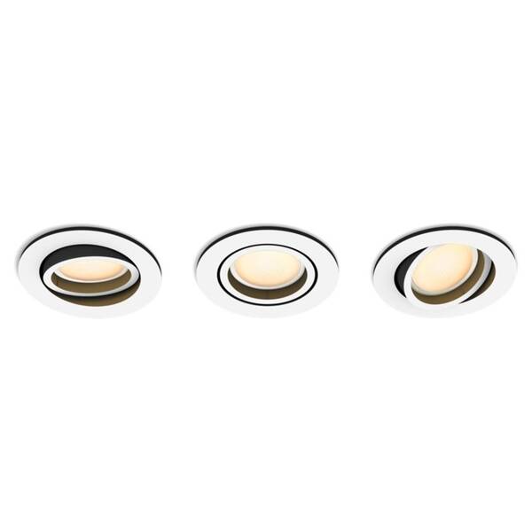 Vestavné svítidlo Philips Milliskin kulaté, 3x 4,2 W (3 ks) bílé

