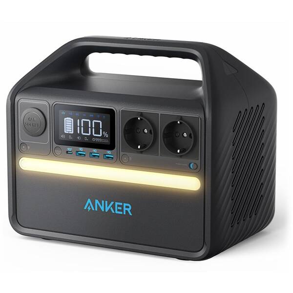 Nabíjecí stanice Anker 535 PowerHouse (512Wh) černá

