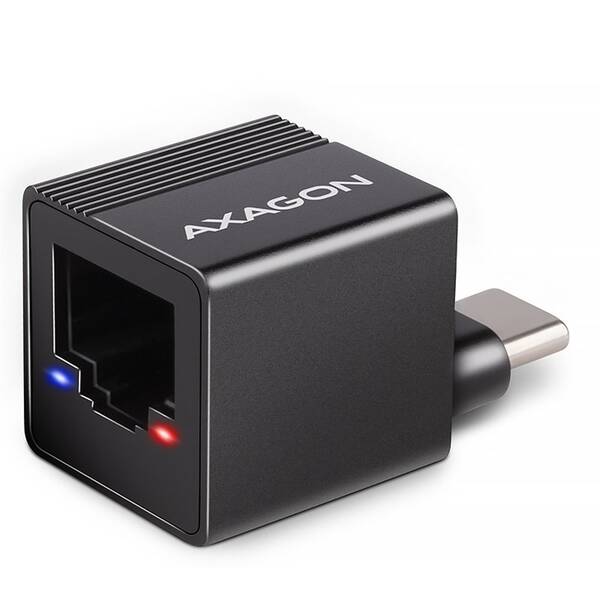 Síťová karta Axagon USB-C 3.2 Gen 1 - Gigabit Ethernet Mini černá


