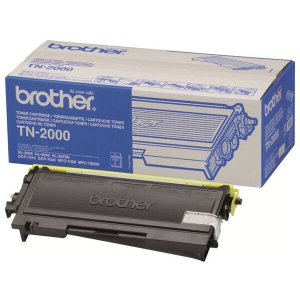 Toner Brother TN-2000, 2500 stran černý

