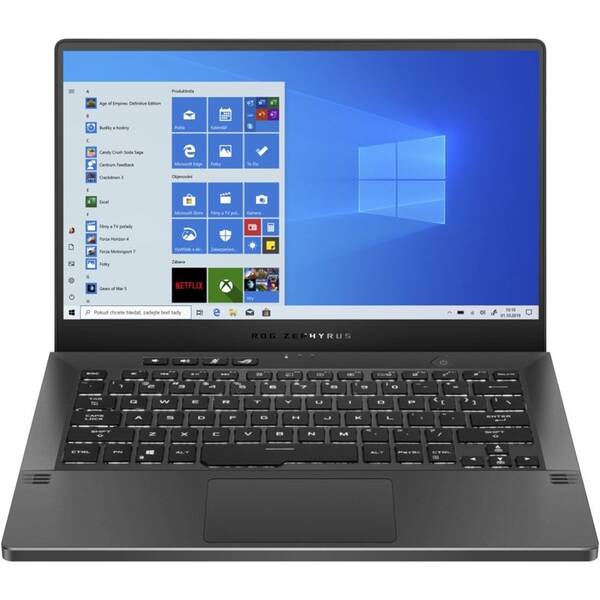 Notebook Asus Zephyrus G14 (GA401QM-AniMe024T) šedý

