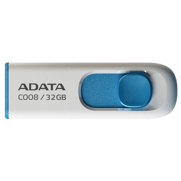 USB Flash ADATA C008 32GB bílý

