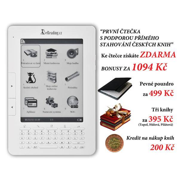 Čtečka e-knih eReading.cz First Edition EB6000 

