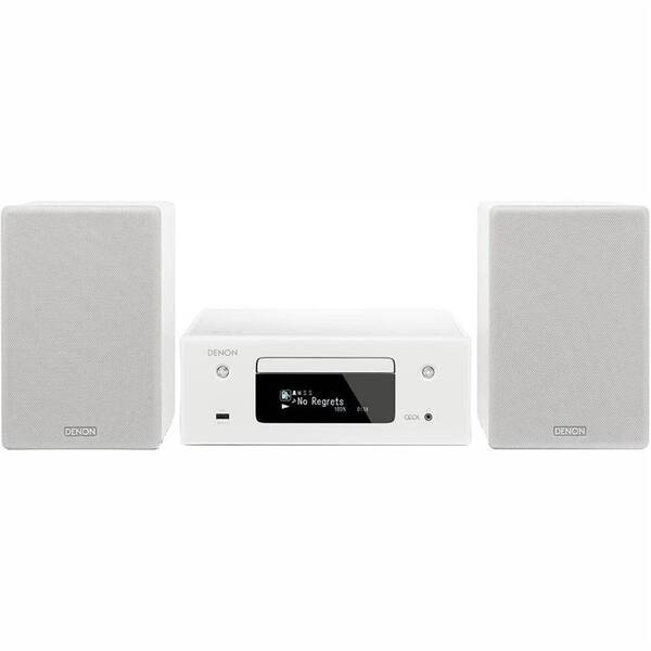 Mikrosystém Denon RCD-N10 CEOL + repro SCN-10-W bílý


