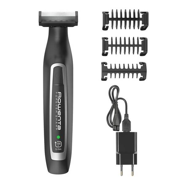 Zastřihovač vousů Rowenta TN6000 černý/stříbrný

