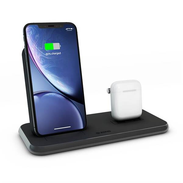 Bezdrátová nabíječka ZENS Stand + Dock černá

