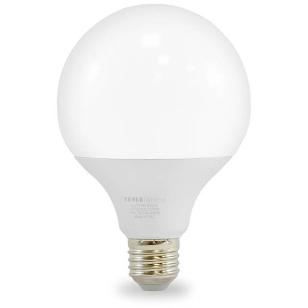 Žárovka LED Tesla Lightning globe G95 E27, 15W, denní bílá 

