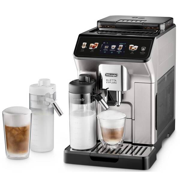 Automatický kávovar De'Longhi ECAM 450.65S stříbrná barva
