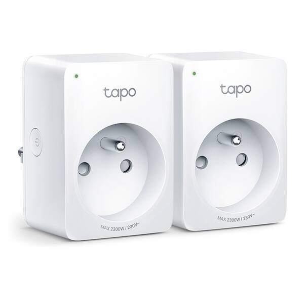 Chytrá zásuvka TP-Link Tapo P100, 2ks bílá

