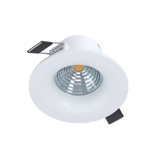 Vestavné svítidlo Eglo Saliceto, kruh, 8,8 cm bílé

