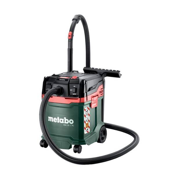 Průmyslový vysavač Metabo ASA 30 L PC 602086000 černý/červený/zelený

