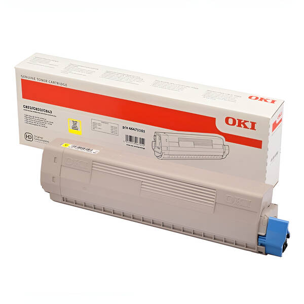 Toner OKI C823/833/843, 7 000 stran žlutý

