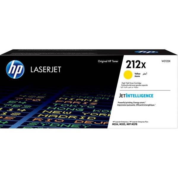 Toner HP 212X, 10000 stran žlutá barva
