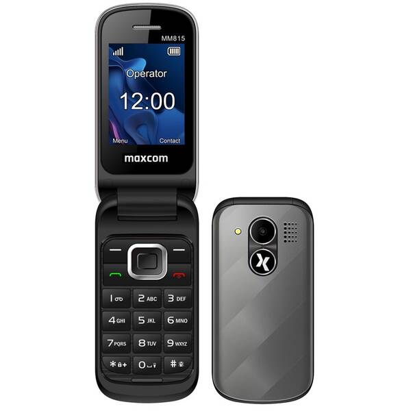 Mobilní telefon MaxCom Comfort MM815 šedý

