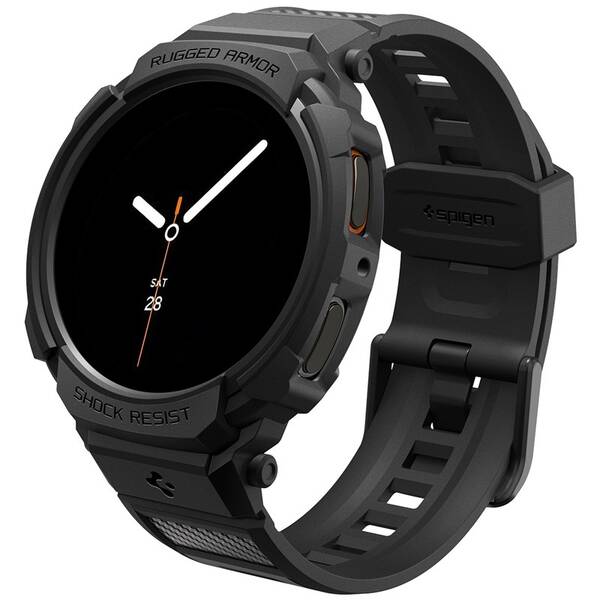 Řemínek Spigen Rugged Armor Pro na Samsung Galaxy Watch 8 (44mm) černý

