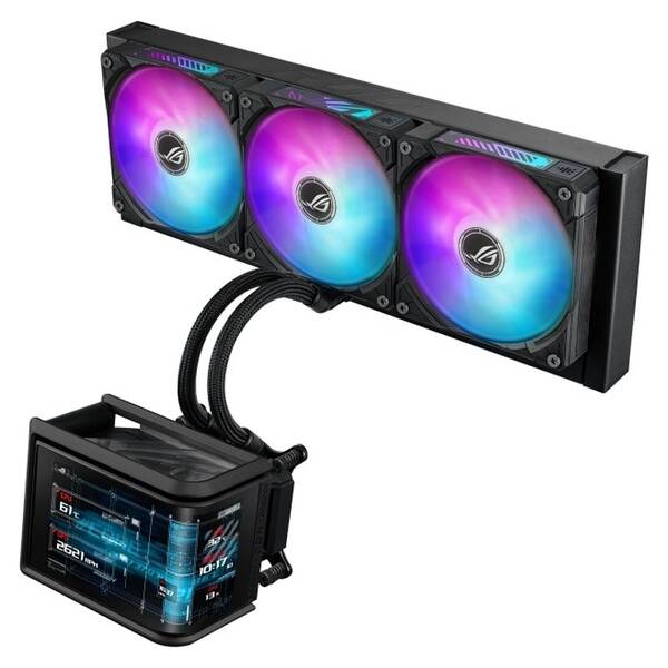 Vodní chladič Asus ROG RYUO IV SLC 360 ARGB černý

