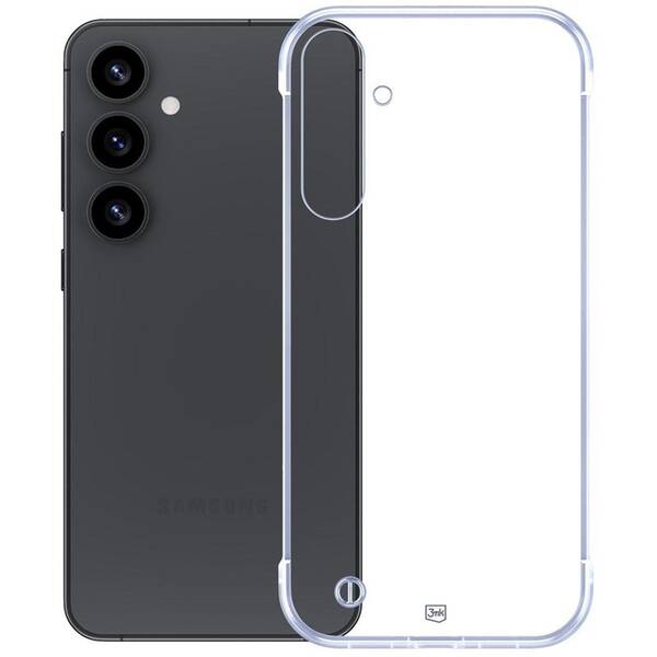 Kryt na mobil 3mk Just20g Clear Case na Samsung Galaxy S25+ průhledný

