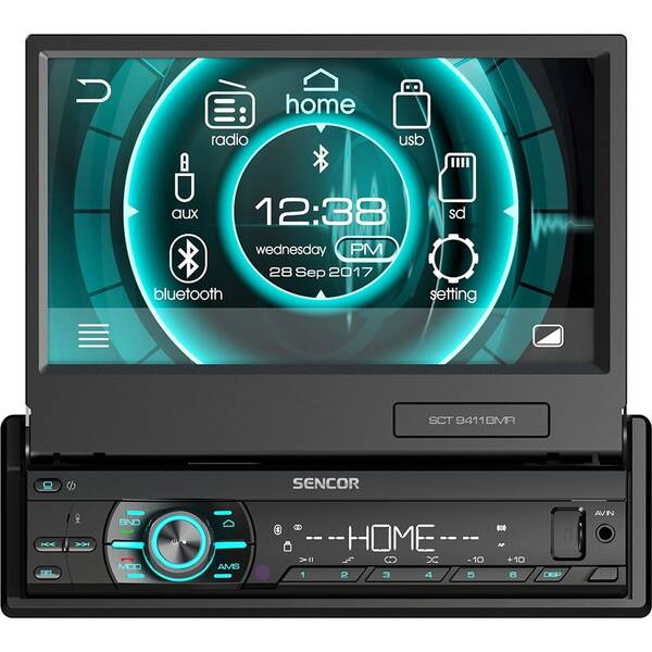 Autorádio s LCD Sencor SCT 9411BMR černá


