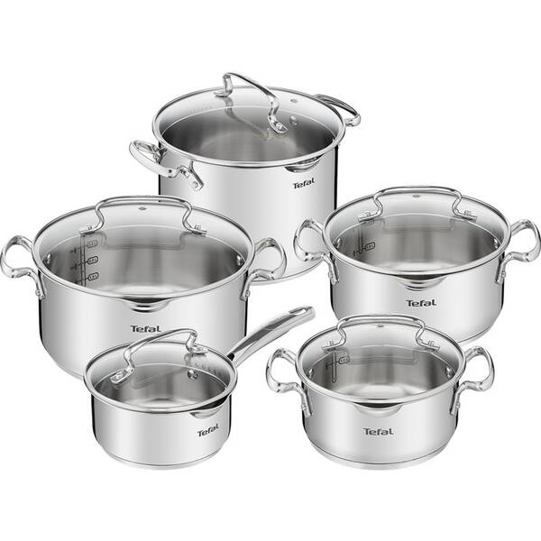 Sada nádobí Tefal G719SA, 10 ks nerez


