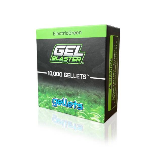 Kuličky Gel Blaster Inc. Gellets - Electric Green 10k 
