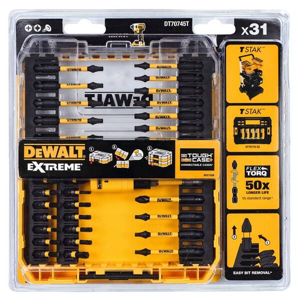 Sada bitů Dewalt DT70745T (31 ks) 

