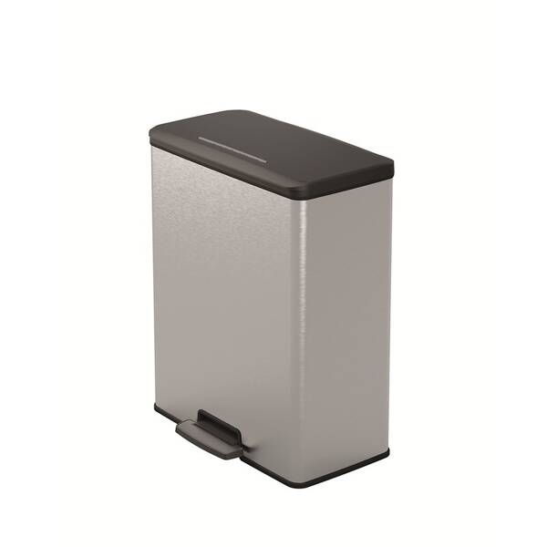 Odpadkový koš Curver 65 l stříbrný

