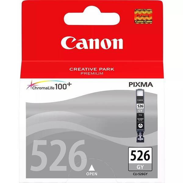 Inkoustová náplň Canon CLI-526GY, 1515 stran šedá

