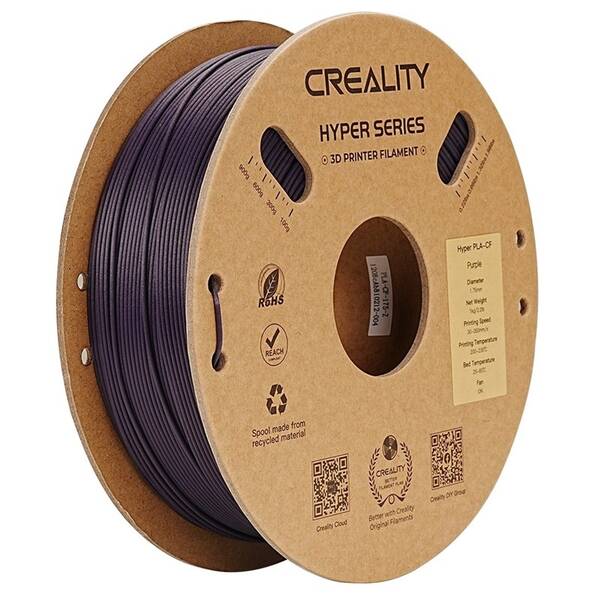 Filament Creality Hyper PLA-CF 1kg fialový


