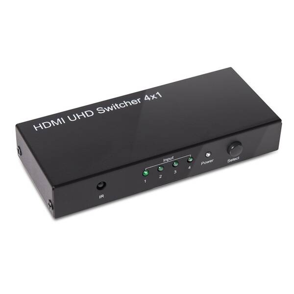 HDMI rozbočovač Club3D Video switch 4:1 HDMI 2.0, 4 porty 

