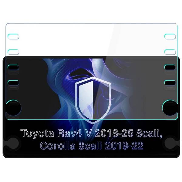 Ochranná fólie pro autorádio 3mk TechWrap Matte Center Display na Toyota Rav4 V 2018-25 

