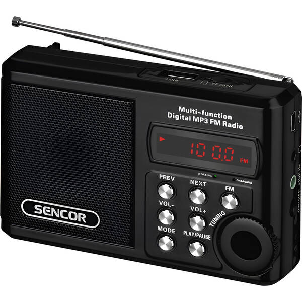 Radiopřijímač Sencor SRD 215 B černý

