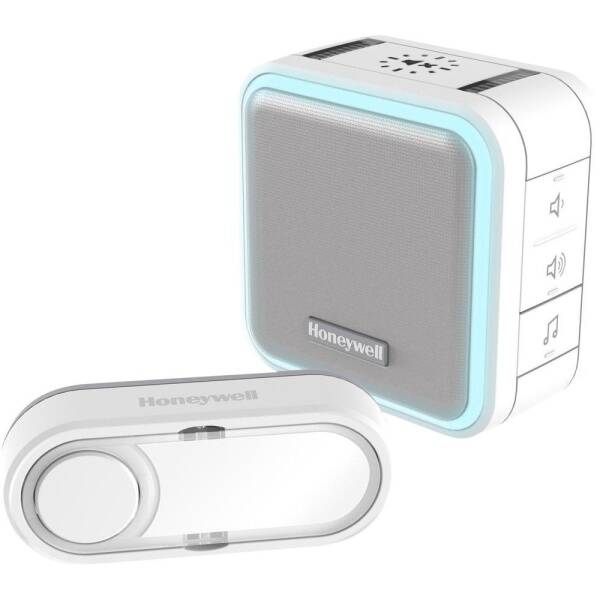Zvonek bezdrátový Honeywell DC515E, na baterie, 150m bílý

