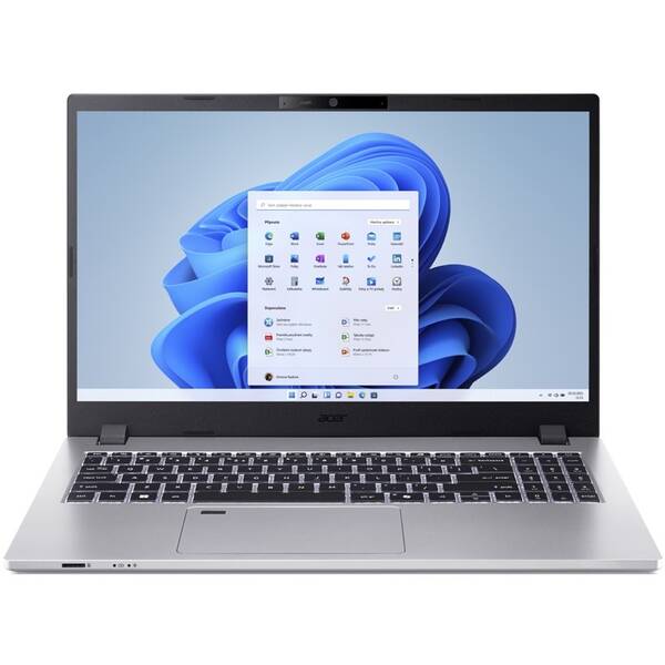 Notebook Acer TravelMate P2 15 (TMP215-55-TCO-55B2) stříbrná barva
