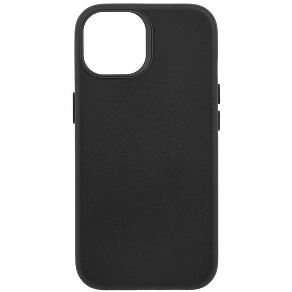 Kryt na mobil WG Leather Frame Magnet na Apple iPhone 15 černý

