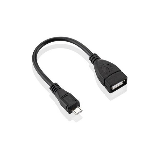 Kabel GoGEN USB/micro USB, OTG černý

