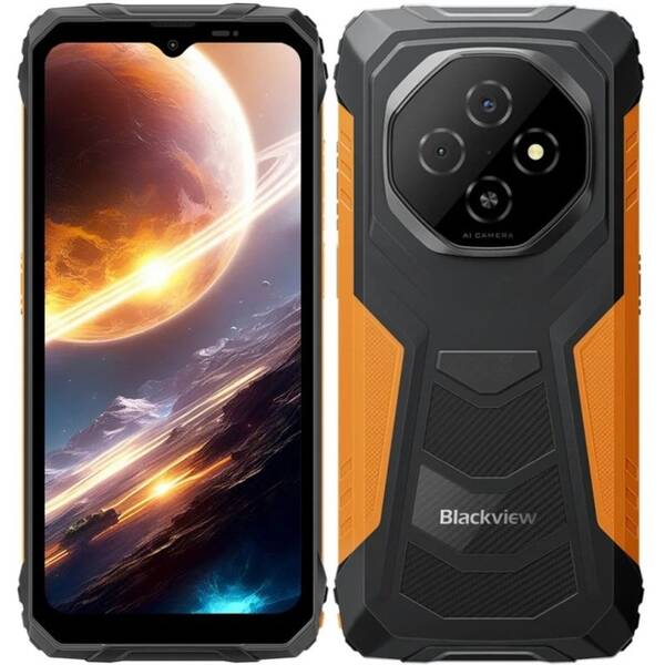 Mobilní telefon Aligator Blackview FORT 1 6 GB / 256 GB černý/oranžový

