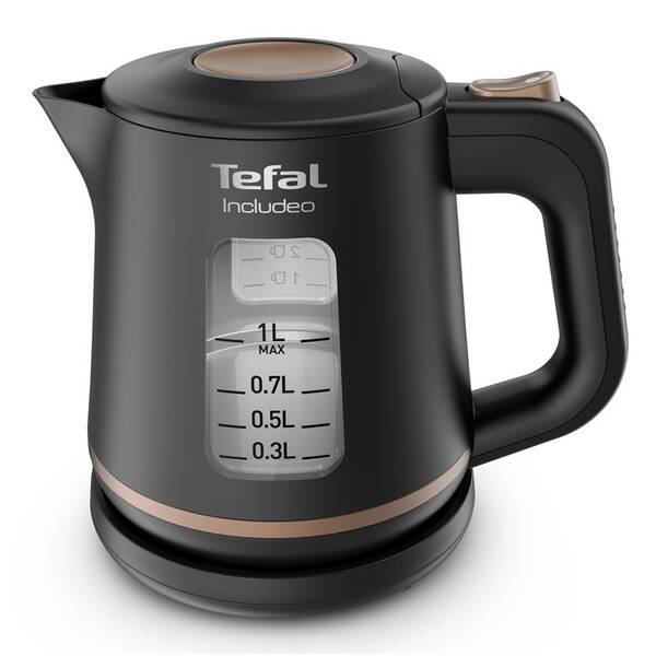 Rychlovarná konvice Tefal Includeo KI533811 černá barva

