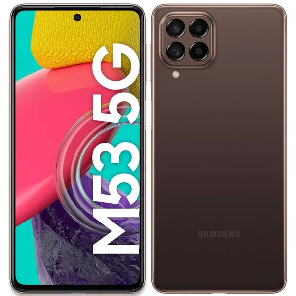Mobilní telefon Samsung Galaxy M53 5G 8 GB / 128 GB hnědý

